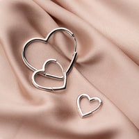 Brincos Argola Coração